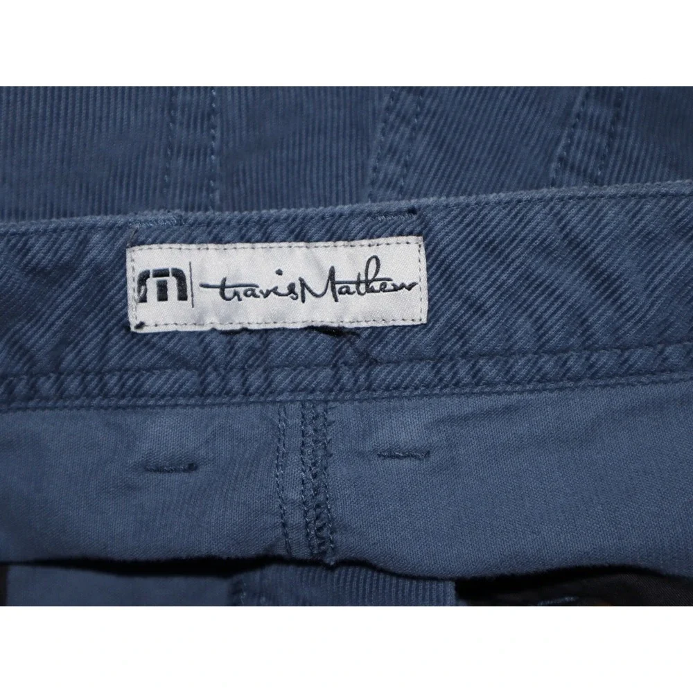 Travis Mathew‎ Pants Men 38 Blue Corduroy 28